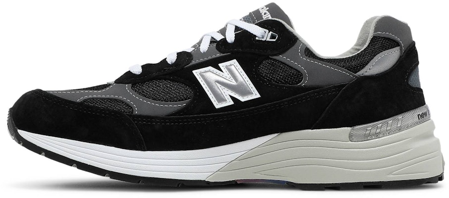 New Balance 992 Made In USA 'Black Grey Suede'