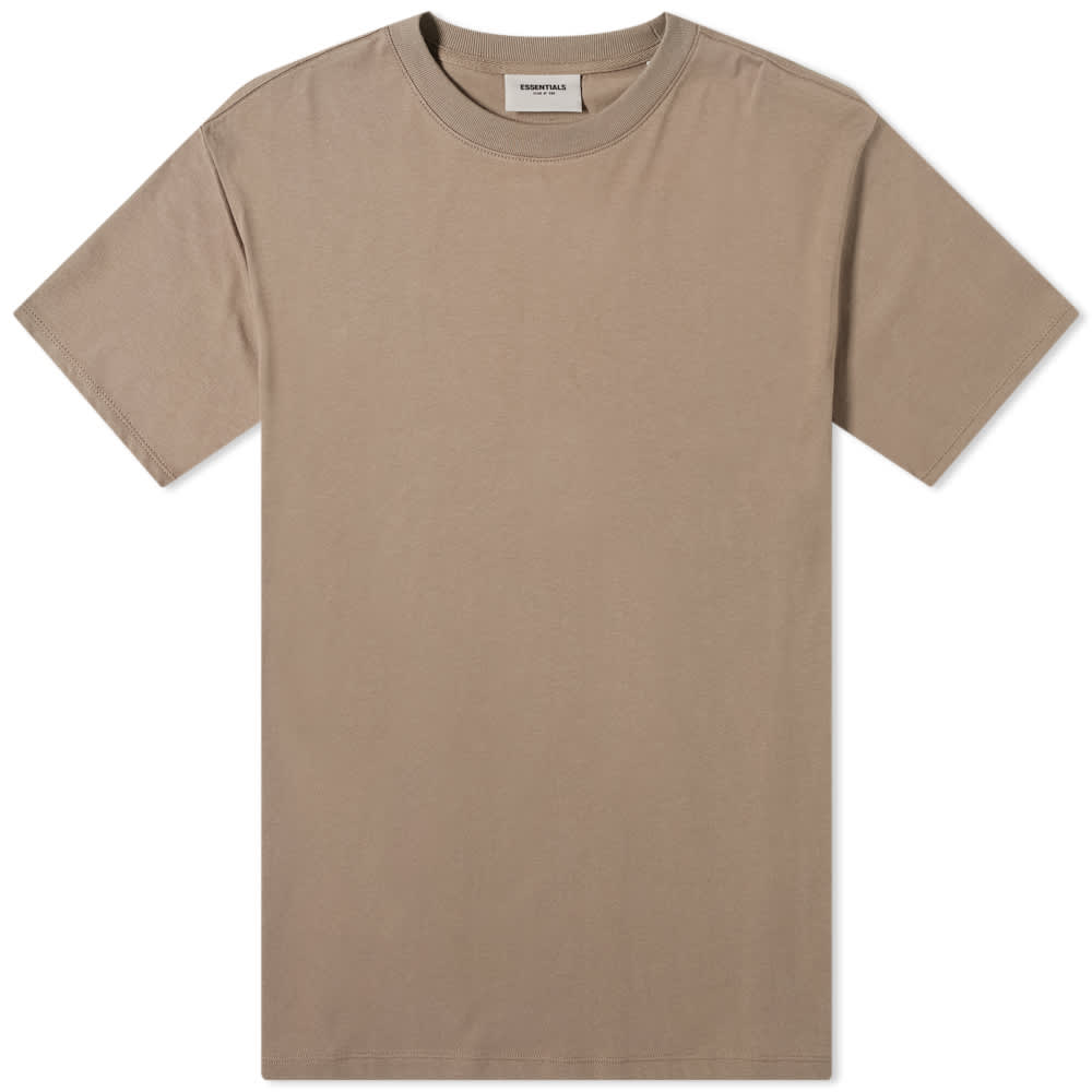 Buy Fear of God ESSENTIALS 短袖T恤 乌木色 125SP212007F