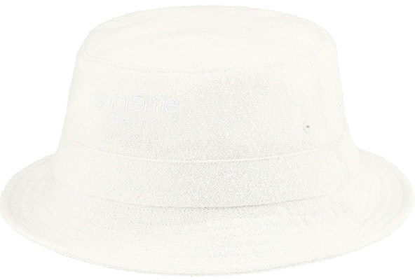 Supreme Classic Logo Terry Crusher White