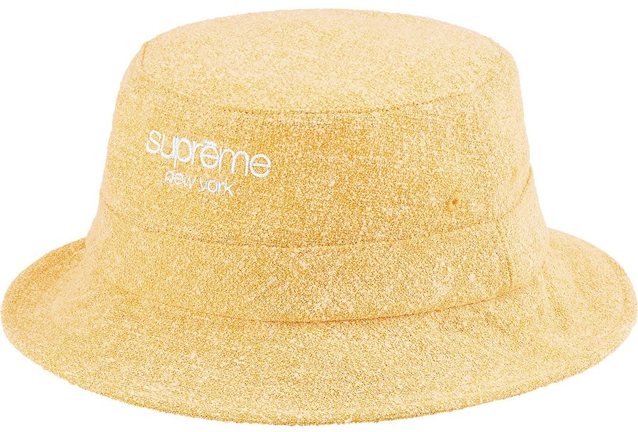 Supreme Classic Logo Terry Crusher Yellow - Novelship
