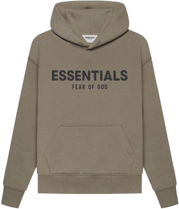 Fear of God ESSENTIALS Pullover Hoodie (SS21) Taupe (Kids) Novelship
