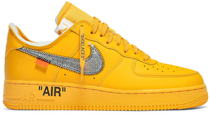 Nike air force off white best sale orange