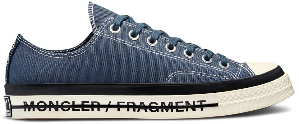 Fragment Design x Moncler x Converse Chuck 70 Low Insignia Blue