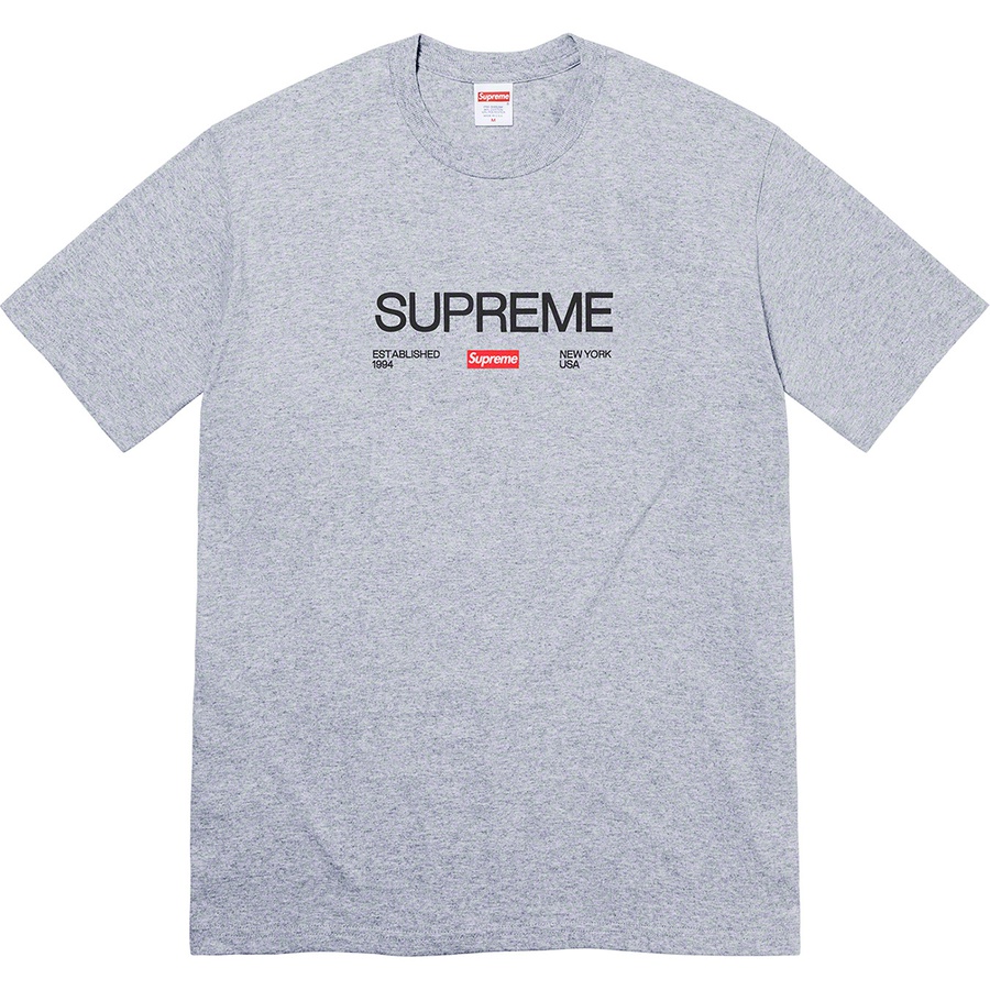 Supreme Est. 1994 Tee Heather Grey - Novelship