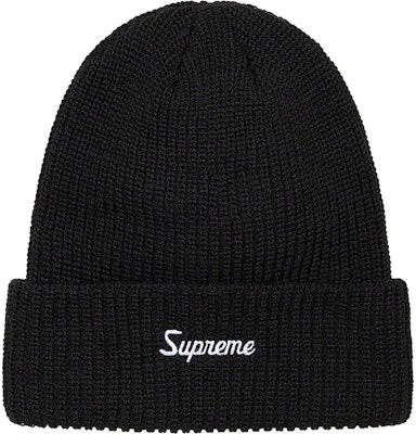 Supreme Loose Gauge Beanie (FW21) Black Buy Supreme Loose Gauge Beanie (FW21) Black