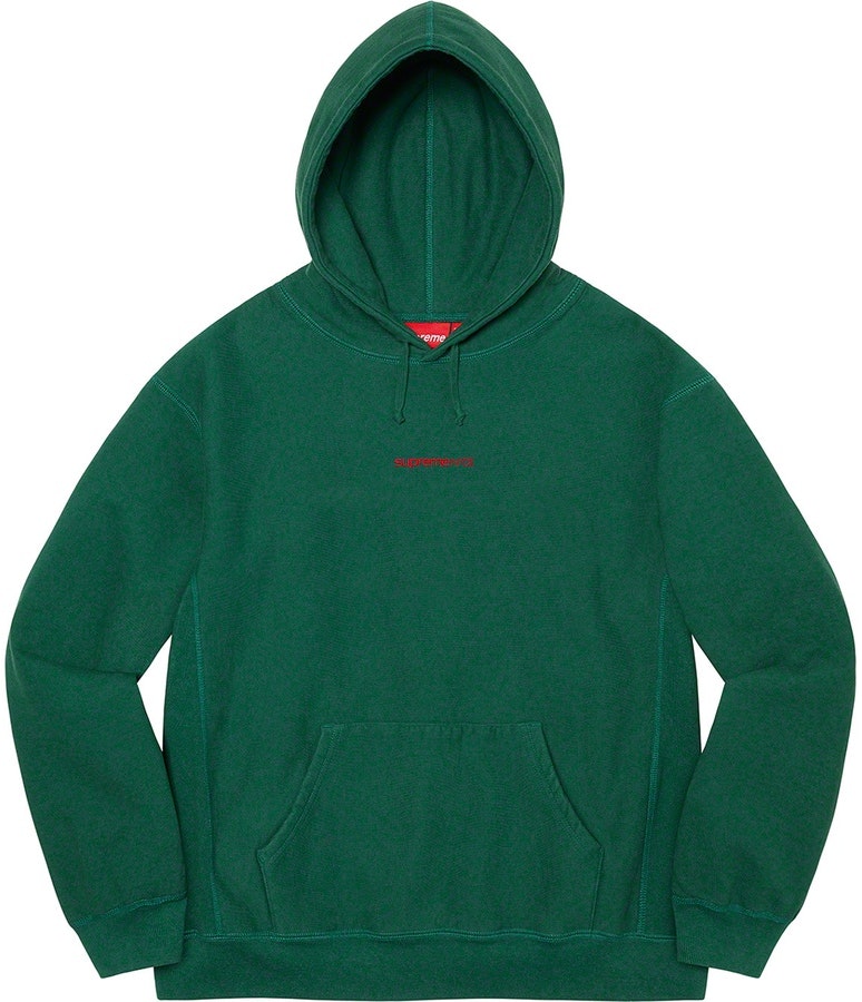 Supreme Number One Hooded Sweatshirt Dark Green - Novelship