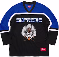 Supreme Demon Hockey Jersey Black Supreme Demon Hockey Jersey Black