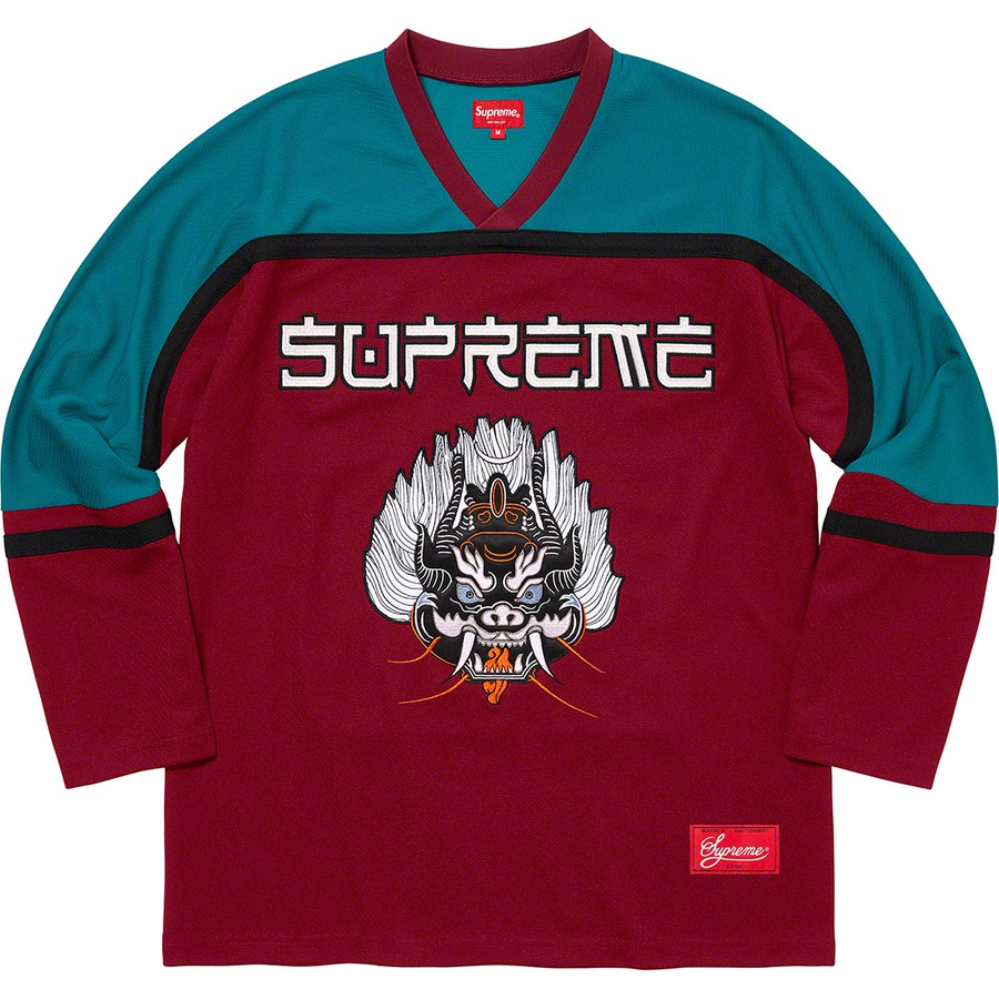 Supreme Demon Hockey Jersey Cardinal