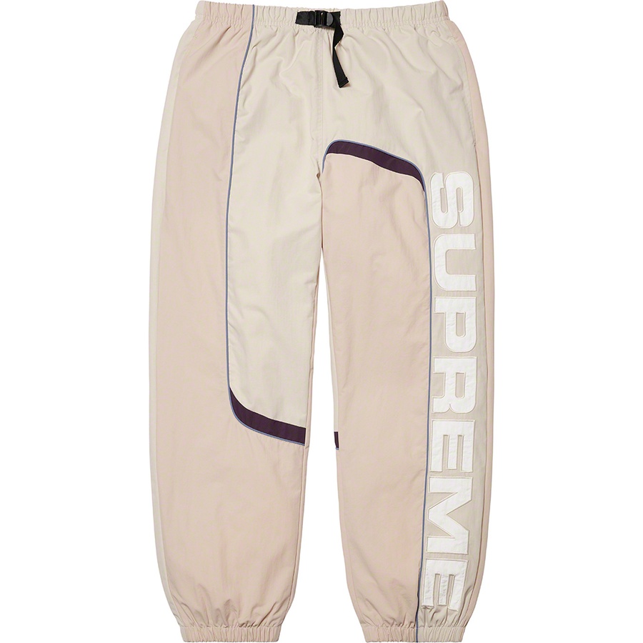 Supreme S Paneled Belted Track Pant Dusty Pink