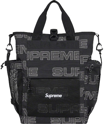 Supreme Utility Tote FW21 Black Novelship