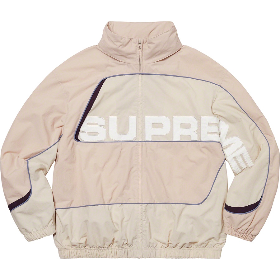 Supreme S Paneled Track Jacket Dusty Pink