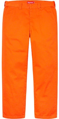 Buy Supreme Work Pant Orange Novelship