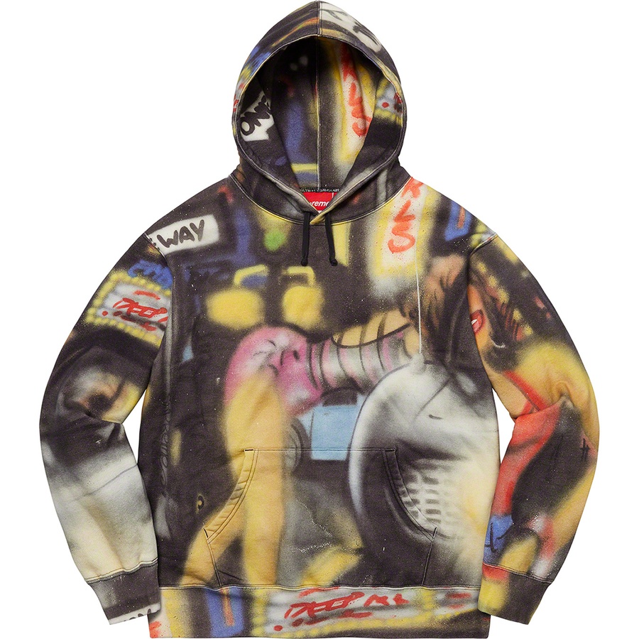 Lady Pink/Supreme Hooded Sweatshirt Multicolor