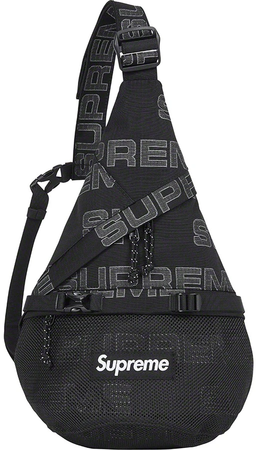 Supreme Sling Bag Bag FW21 Black Novelship