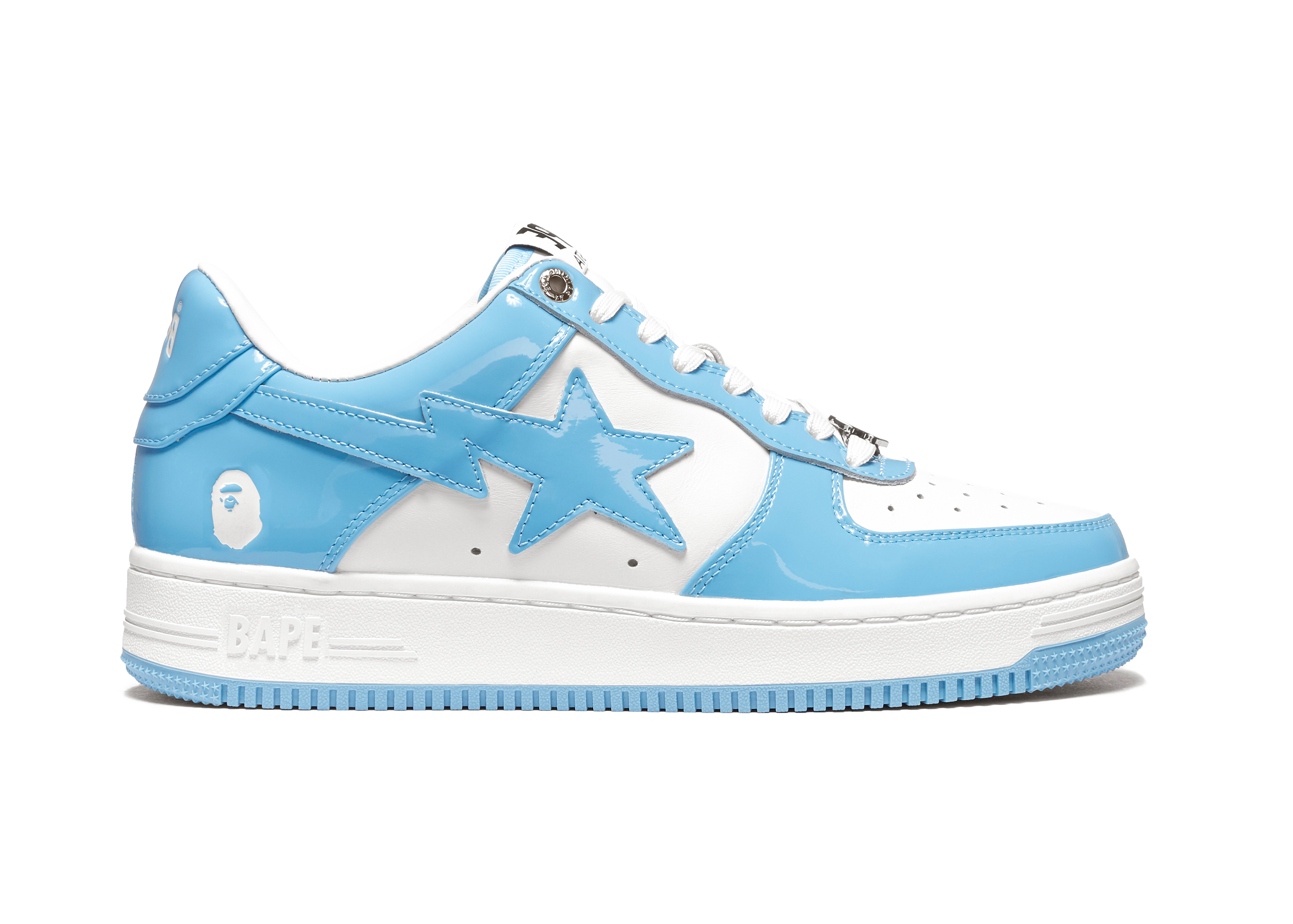 A Bathing Ape Bapesta Low 'Blue' 001FWH701001_SAX_A - 001FWH701001_SAX_A -  Novelship