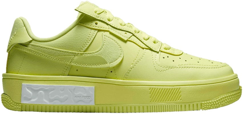Nike Air Force 1 Fontanka Neon Green Yellow Women's Sneakers