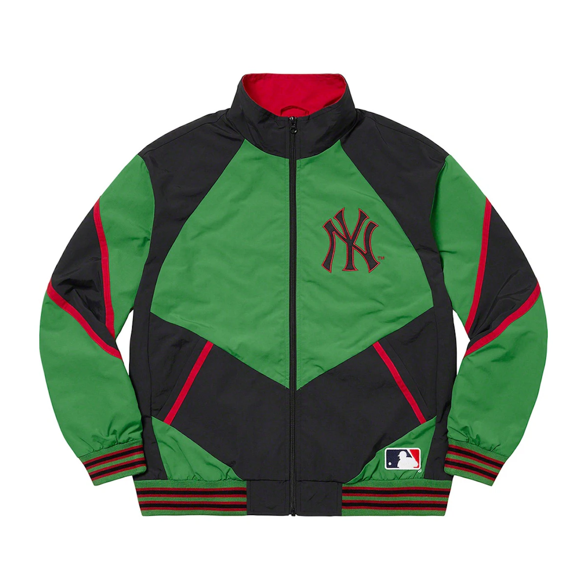 Buy Supreme New York Yankees Track Jacket Green Novelship