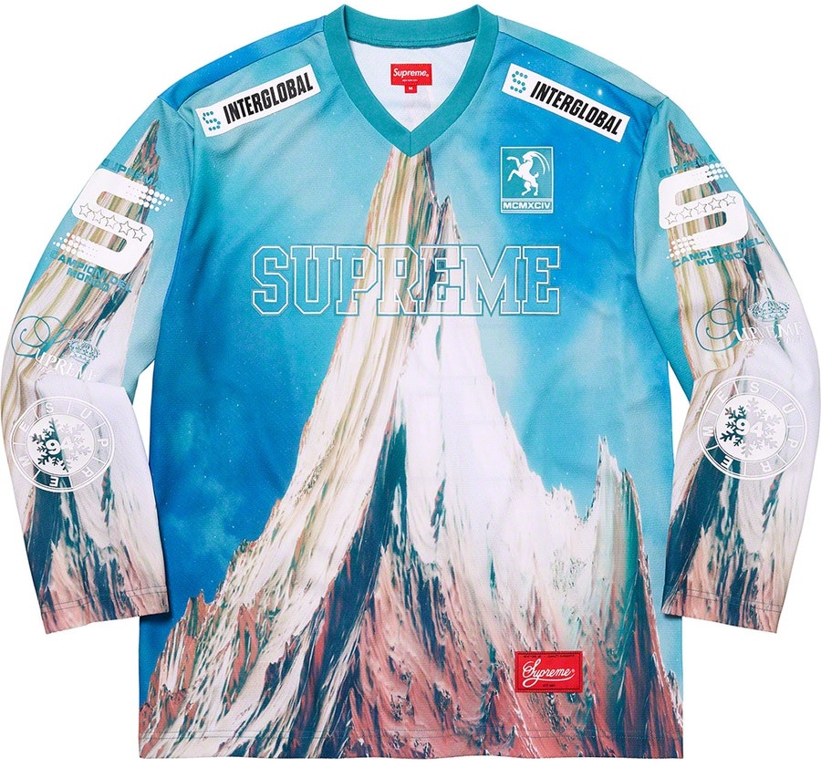 Supreme Mountain Hockey Jersey Blue - Novelship
