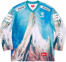 Supreme Mountain Hockey Jersey Blue Supreme Mountain Hockey Jersey Blue