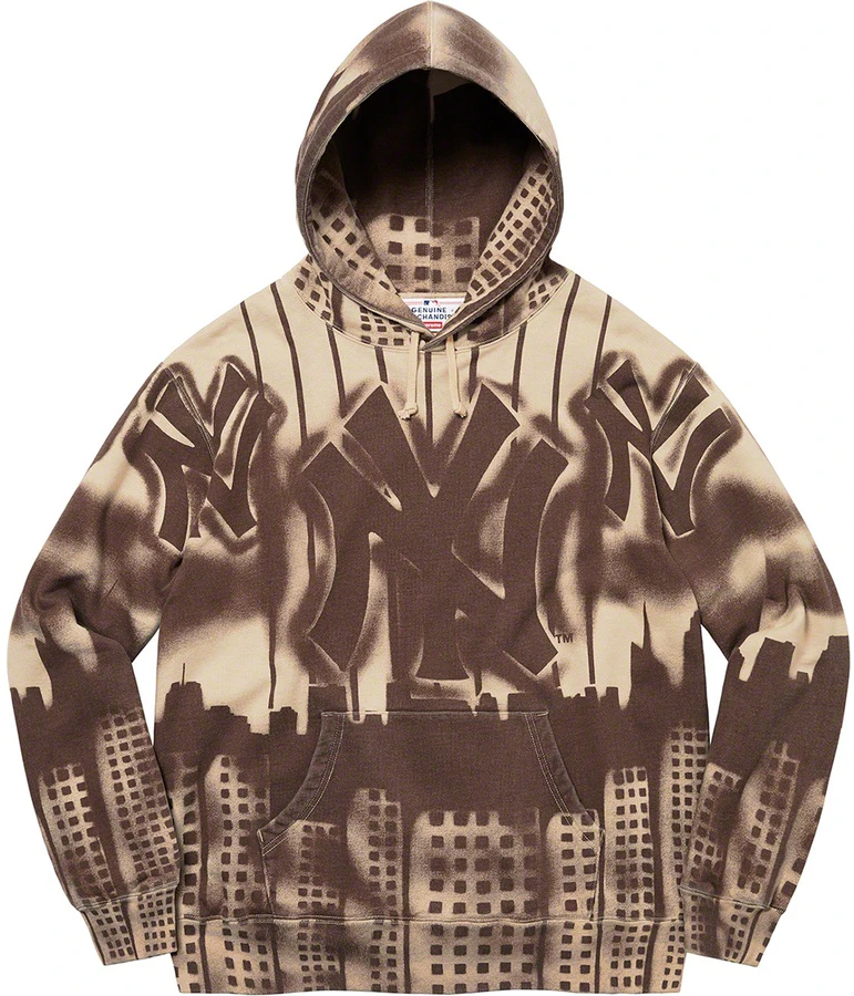 supreme-new-york-yankees-airbrush-hooded-sweatshirt-clay