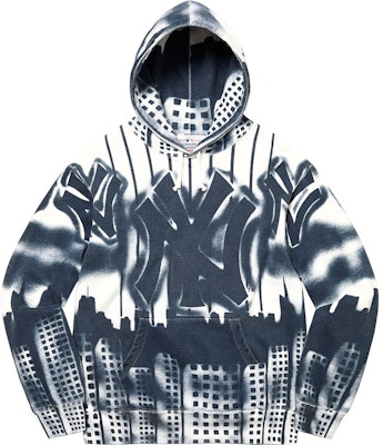 Supreme®/New York Yankees™Airbrush Hooded Sweatshirt White Buy Supreme®/New York Yankees™Airbrush Hooded Sweatshirt White
