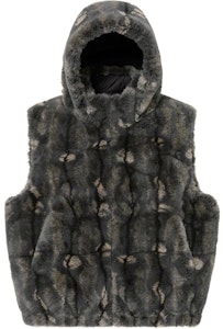 Supreme Vest Bulu Tiruan Berhud Hitam Buy Supreme Vest Bulu Tiruan Berhud Hitam