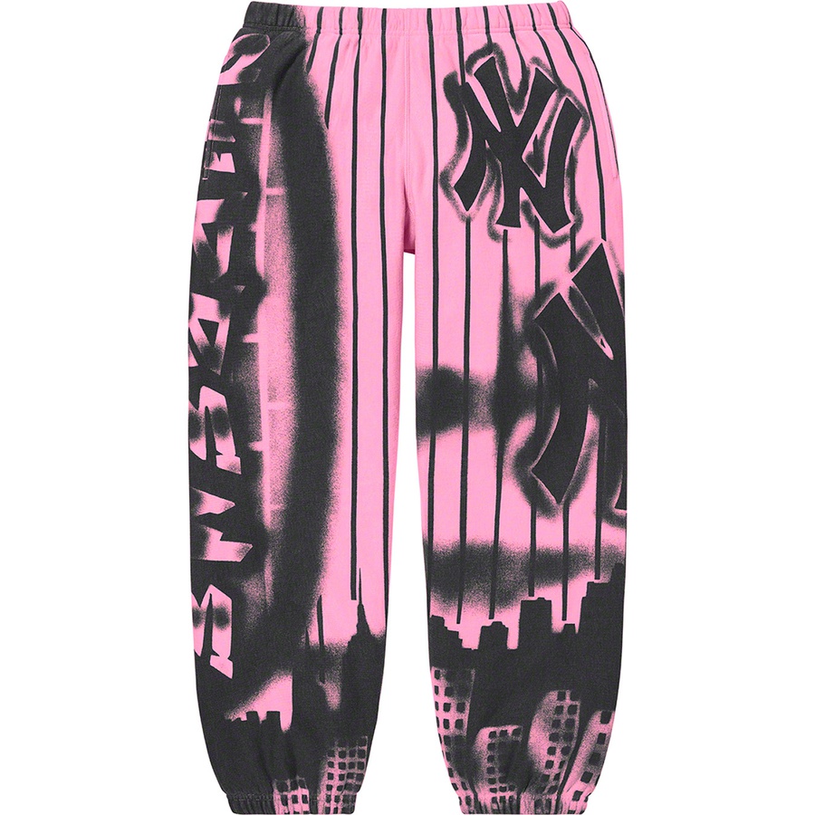 Buy Supreme®/New York Yankees™ Airbrush Sweatpant Pink Seluar Santai Merah Jambu.