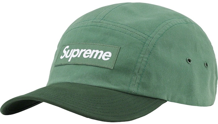 Supreme Gorra Camp de Algodón Encerado Verde Buy Supreme Gorra Camp de Algodón Encerado Verde