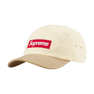 Supreme Waxed Cotton Camp Cap Natural