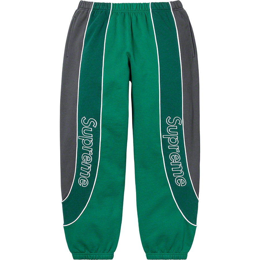 Buy Supreme Pantalón Deportivo Panelado Verde Claro Pine