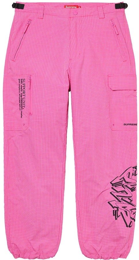 supreme-support-unit-nylon-ripstop-pant-pink