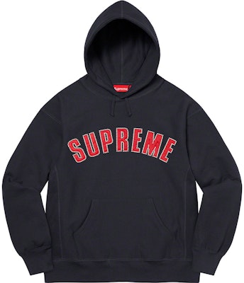 Chenille arc 2025 logo hooded sweatshirt