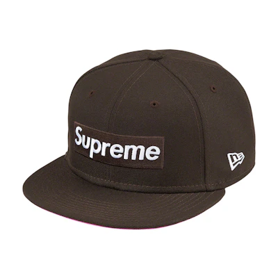 Supreme No Comp Box Logo New Era® Brown