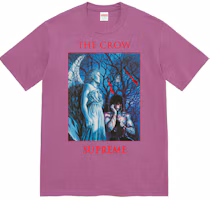 supreme-the-crow-tee-plum