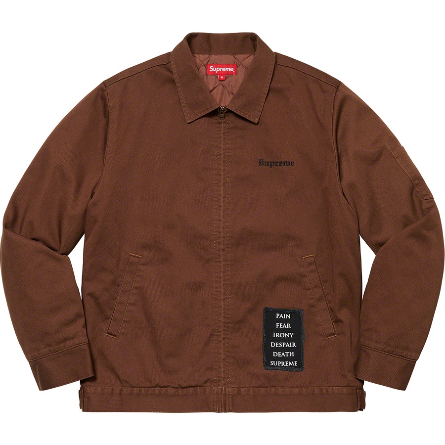 Buy Supreme/The Crow Jaket Kerja Coklat