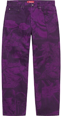 Supreme/The Crow Jean Regular Morado Buy Supreme/The Crow Jean Regular Morado