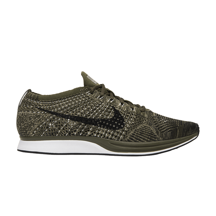 nike flyknit racer olive green