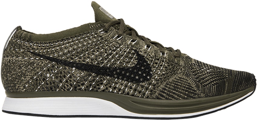 Nike flyknit racer mens green Clearance