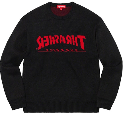 Supreme®/Thrasher® Sweater Black - Novelship