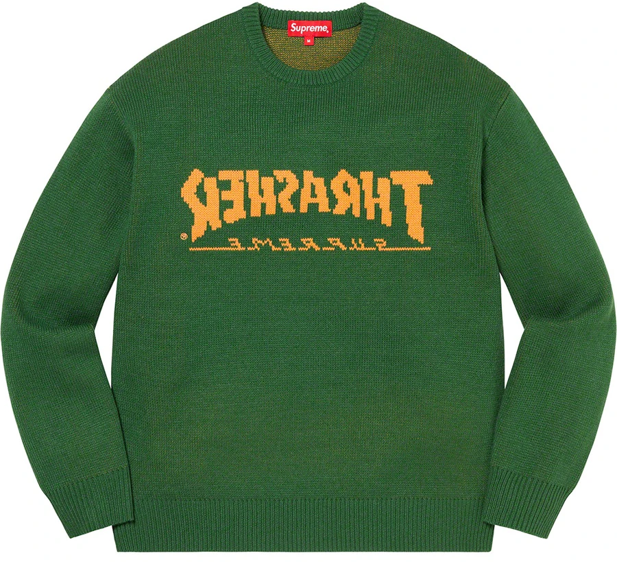 Green sales supreme sweater
