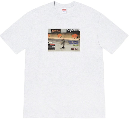 Supreme®/Thrasher® Game Tee Ash Grey Buy Supreme®/Thrasher® Game Tee Ash Grey