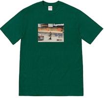 Supreme®/Thrasher® Game Tee Dark Green Supreme®/Thrasher® Game Tee Dark Green