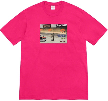 Supreme®/Thrasher® Game Tee Pink Buy Supreme®/Thrasher® Game Tee Pink