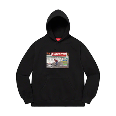 Supreme®/Thrasher® Hooded Sweatshirt Black