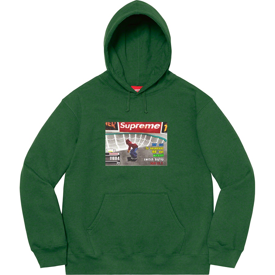 Supreme®/Thrasher® Hooded Sweatshirt Green