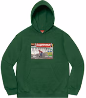Supreme®/Thrasher® Hooded Sweatshirt Green Supreme®/Thrasher® Hooded Sweatshirt Green