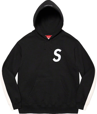 Supreme S 標誌分割連帽衛衣 黑色 Buy Supreme S 標誌分割連帽衛衣 黑色