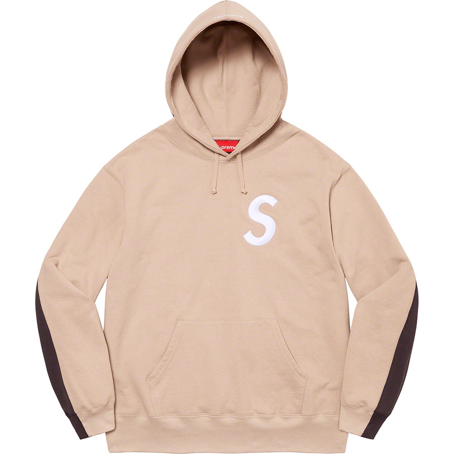 Buy Supreme S Logo Split Hooded Sweatshirt Tan Coklat