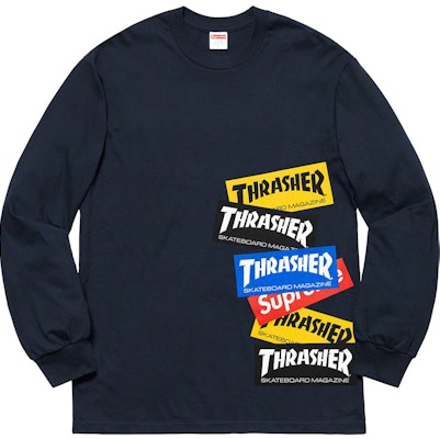 Multi logo discount tee supreme