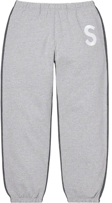 Sweatpant Supreme S Logo Split Abu Heather Buy Sweatpant Supreme S Logo Split Abu Heather